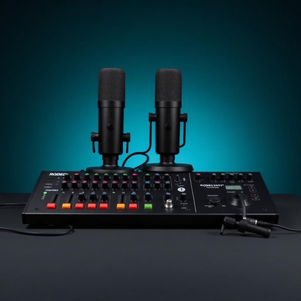 Bundle podcast RØDECaster Duo + 2 PodMic — RØDE